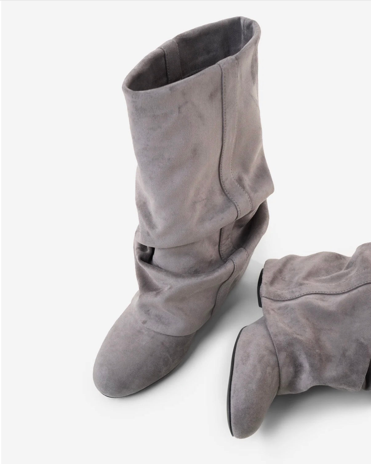 PRIORITIÉ SUEDE BOOTS - GREY